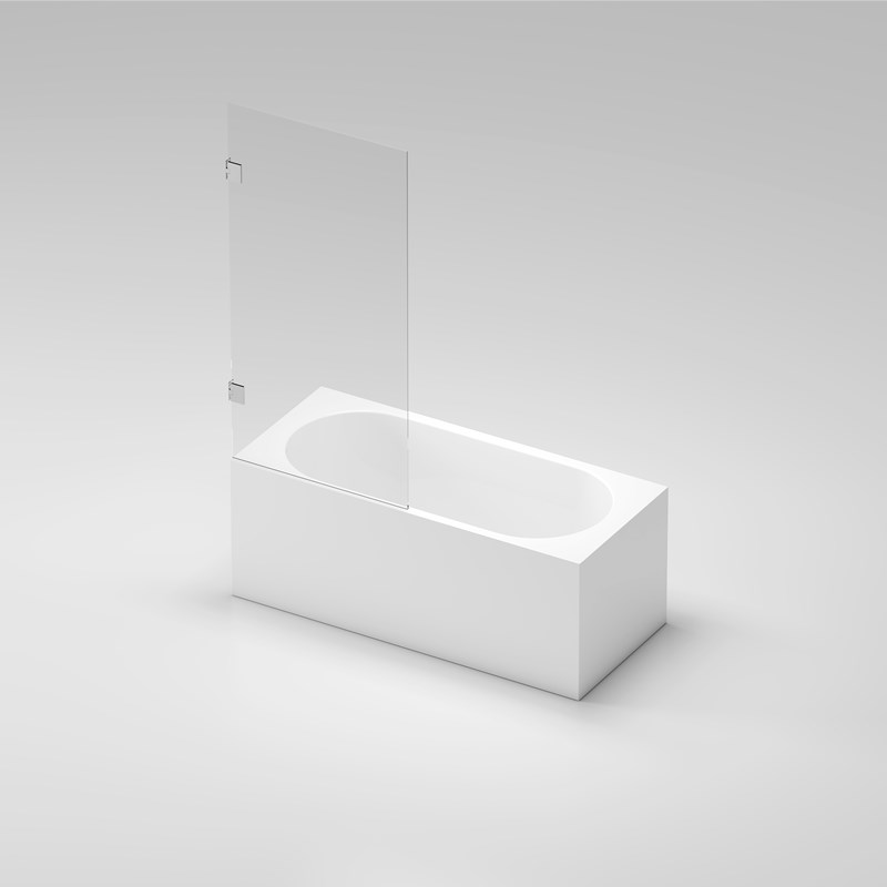 Shower enclosure for the bathtub